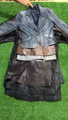 90's Y2k Leather Short and long coats