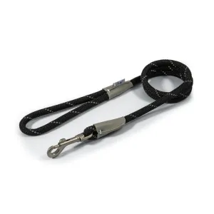 Ancol Viva Black Poly-Weave Rope Dog Lead