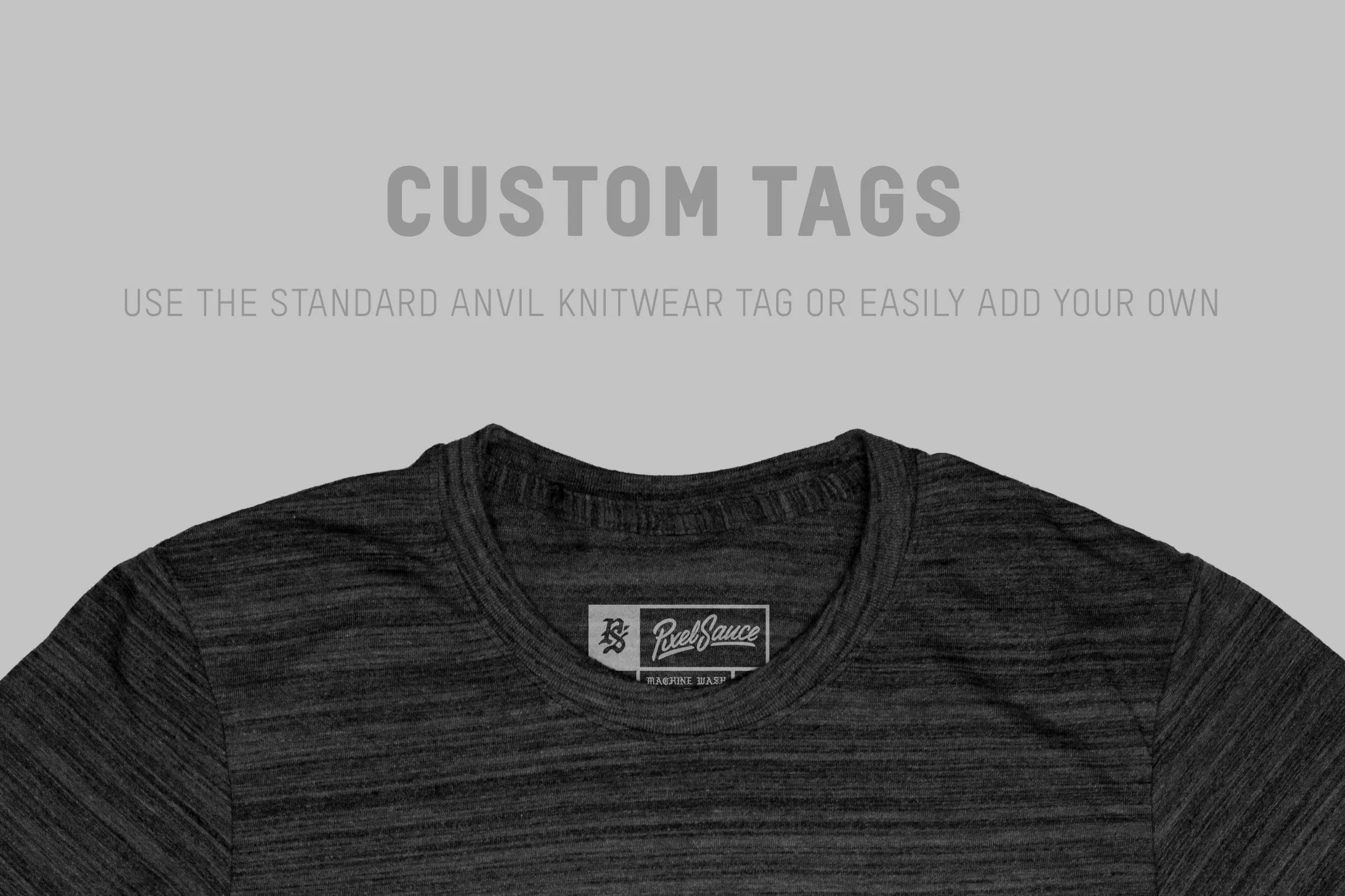 Anvil 6750ID Triblend Streak T-Shirt Mockups