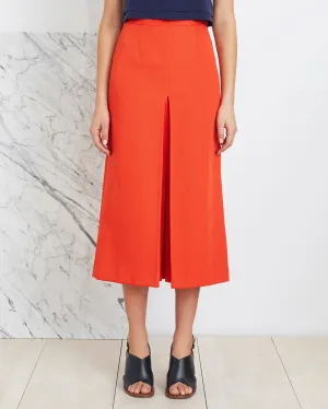 Apiece Apart | Isabel Double V Skirt in Persimmon -FINAL SALE