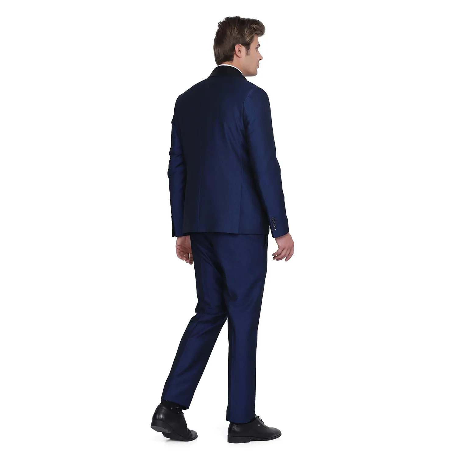 blackberrys Men's 3 Piece Slim Fit Suits Navy