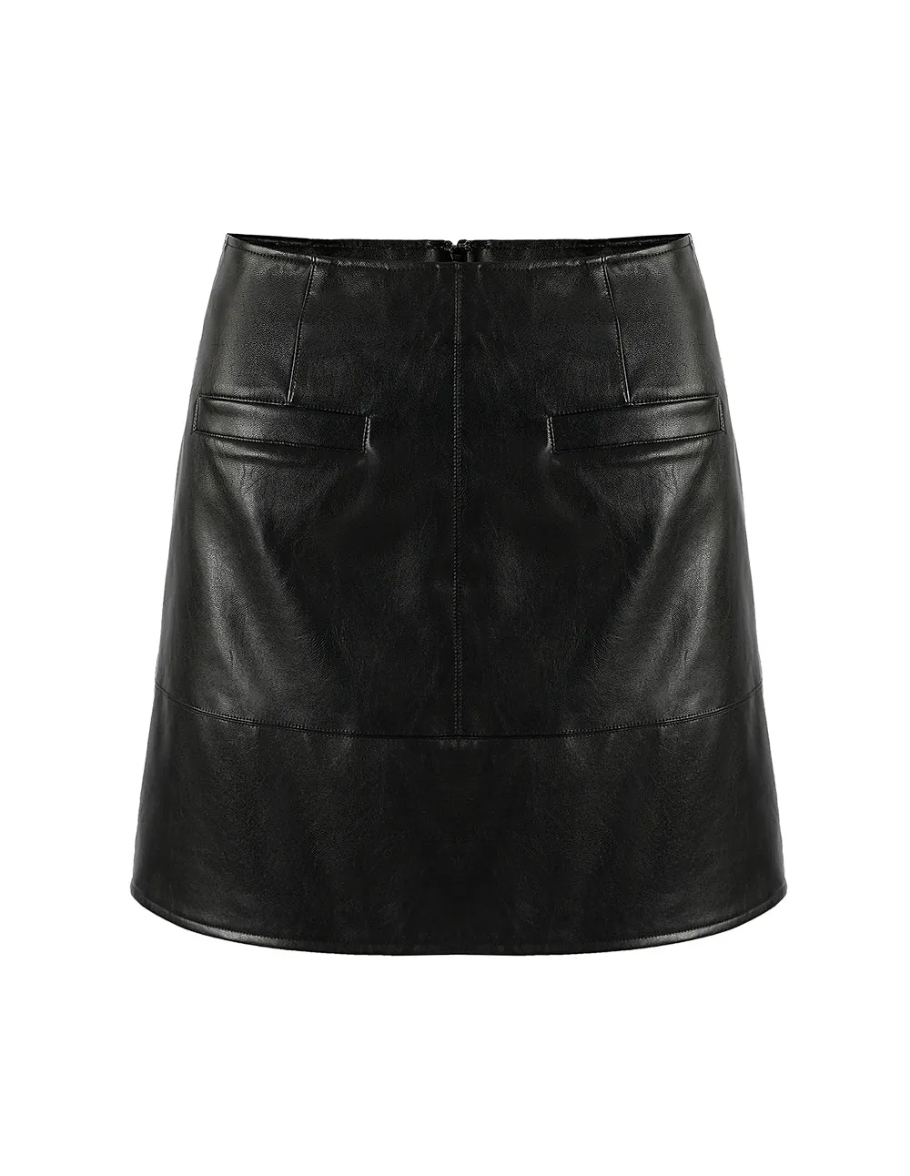 BORA AKSU A-Line Leather Skirt