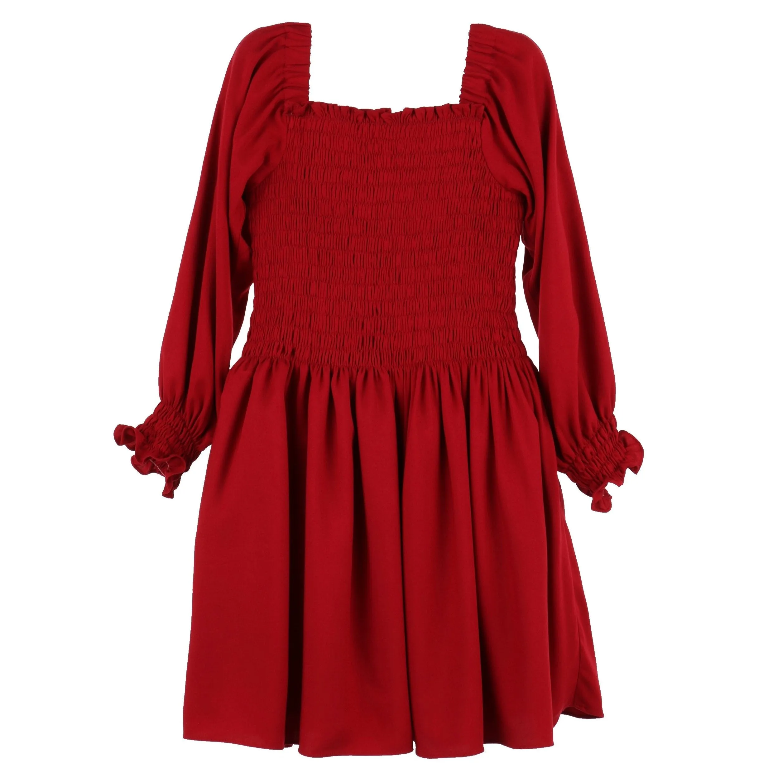 Carla Dress- Red