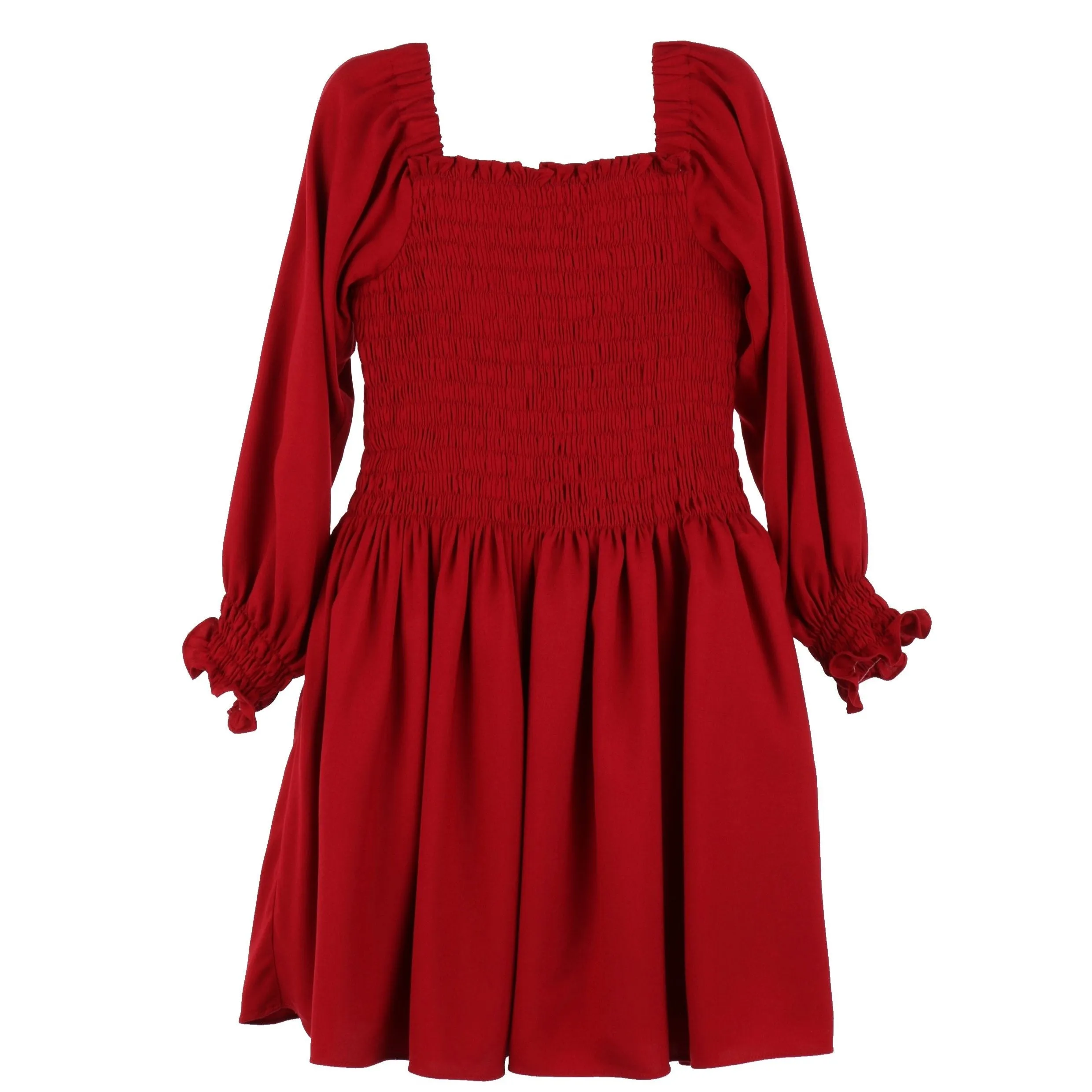 Carla Dress- Red