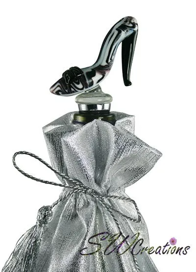 Classy High Heel Glass Wine Stopper