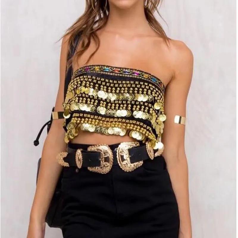 Dream Tie Back Coin Top