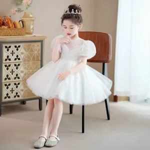 DUNNMALL  Children's Jumpsuit Princess Dress New Skirt Summer Dress Western Style  Dress Girls' Dress Gauze Dress Puffy