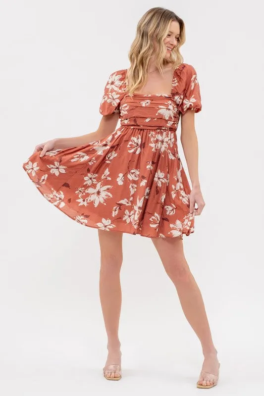 Falling For You Floral Dress - Multiple Colors