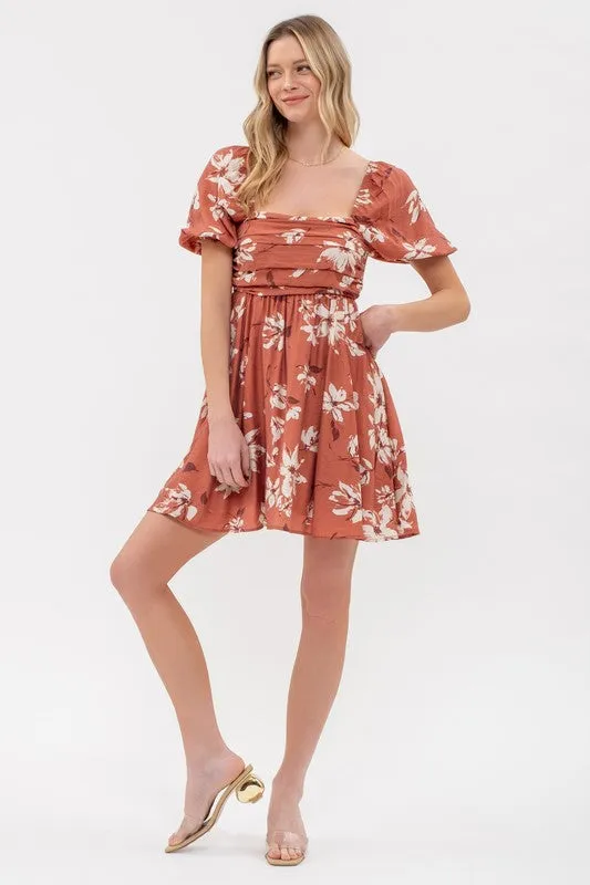 Falling For You Floral Dress - Multiple Colors