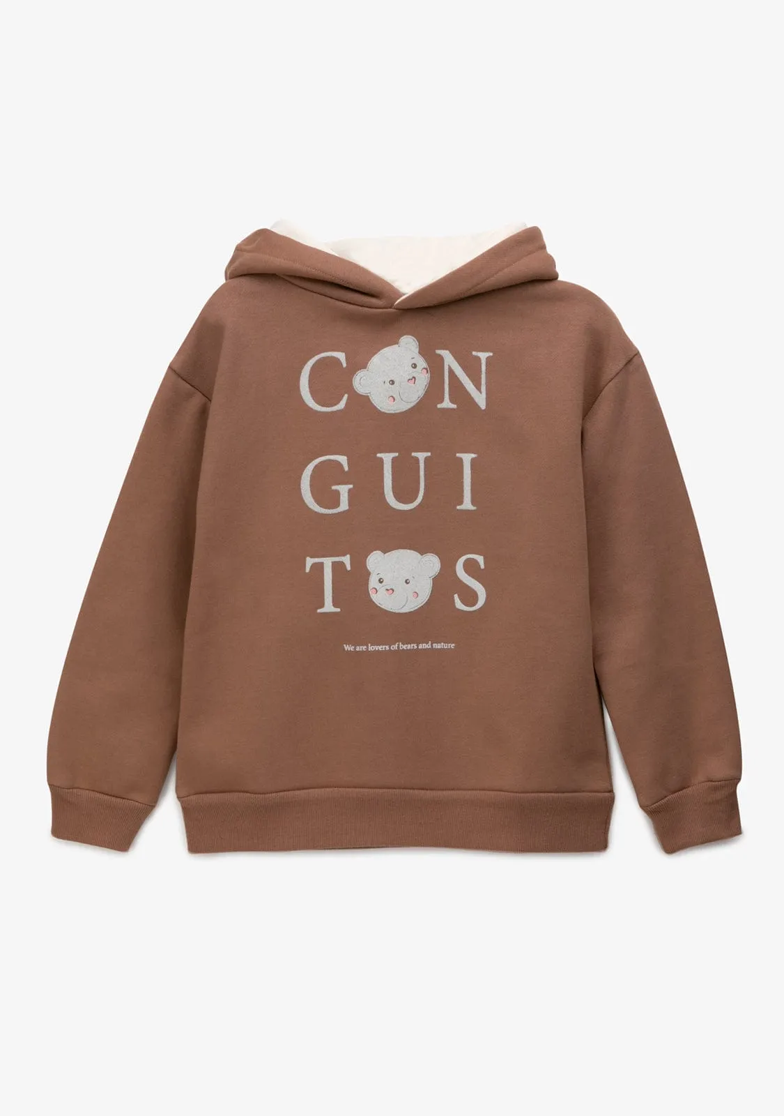 Girl's Brown Conguitos Hoodie