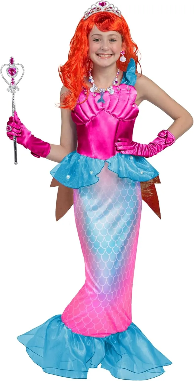 Halloween Little Mermaid Costume for Girls