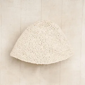 Hand Crocheted Raffia Bucket Hat