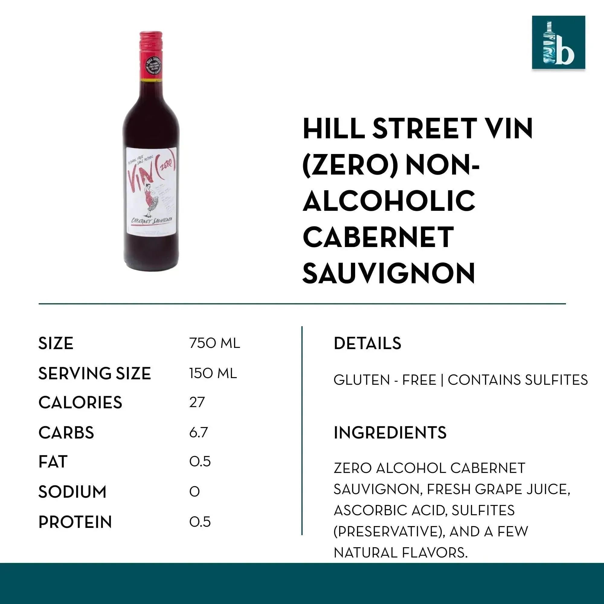 Hill Street Vin (Zero) Non-Alcoholic Cabernet Sauvignon