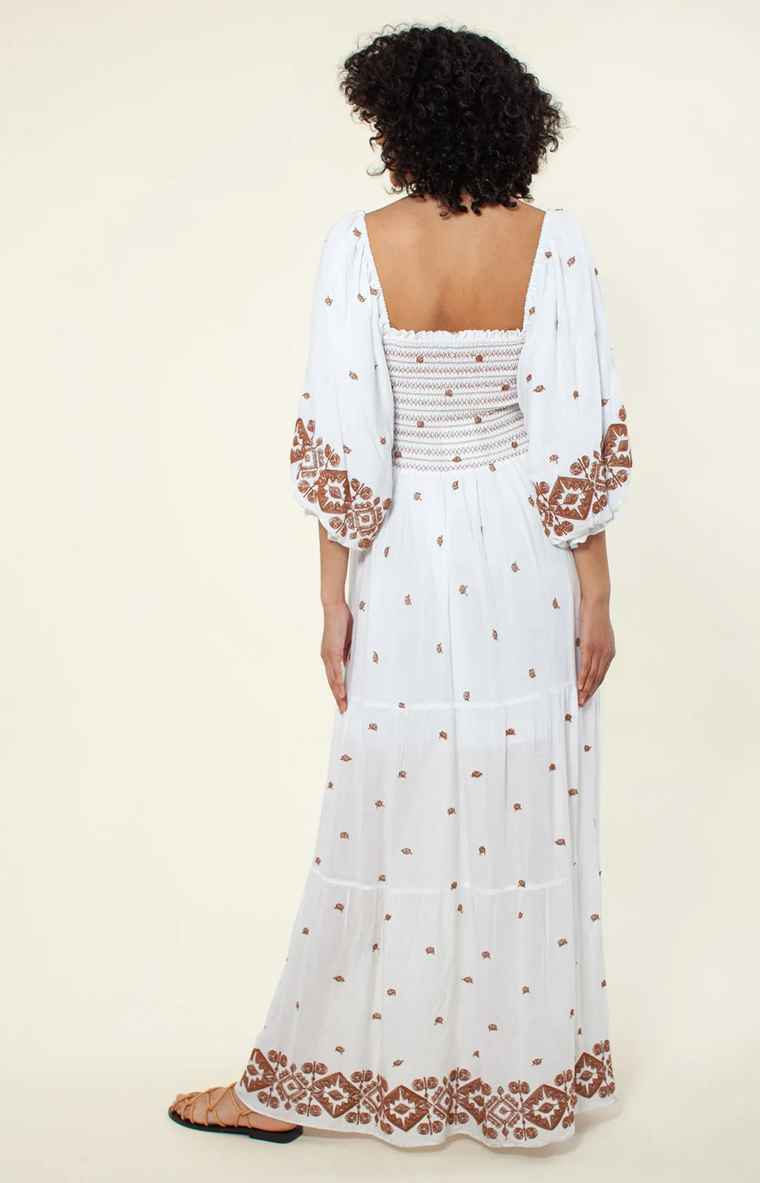 Jayden Embroidered Maxi Dress