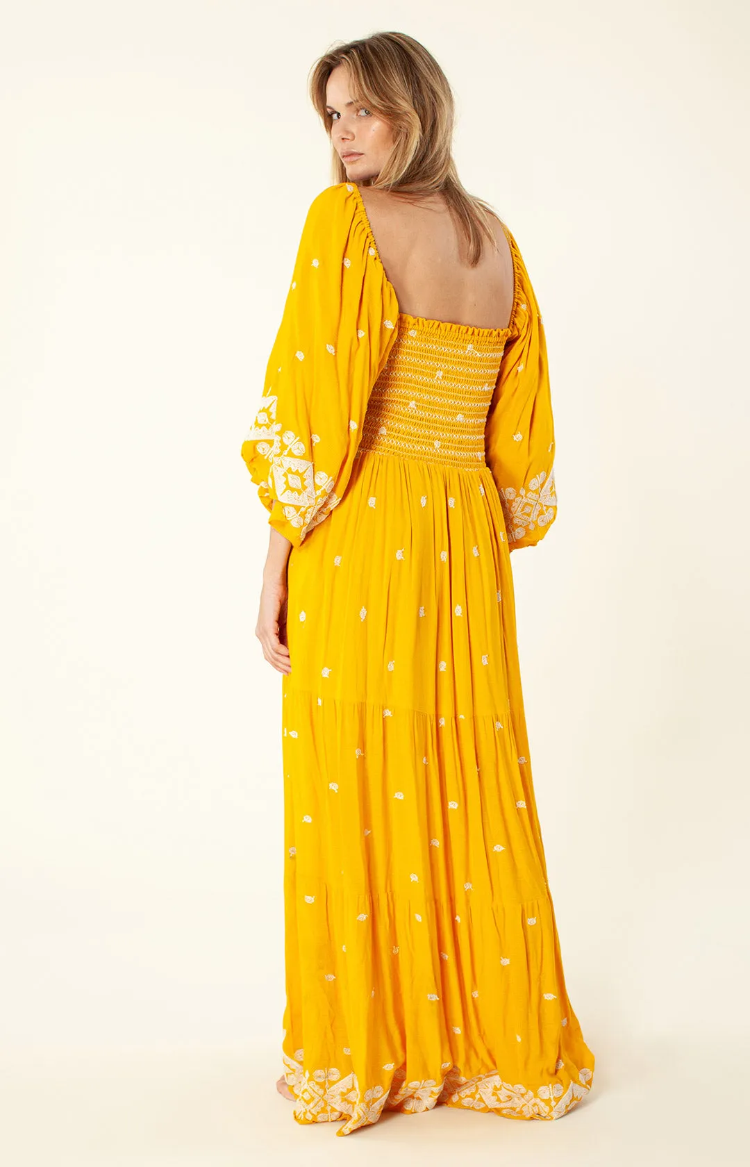 Jayden Embroidered Maxi Dress