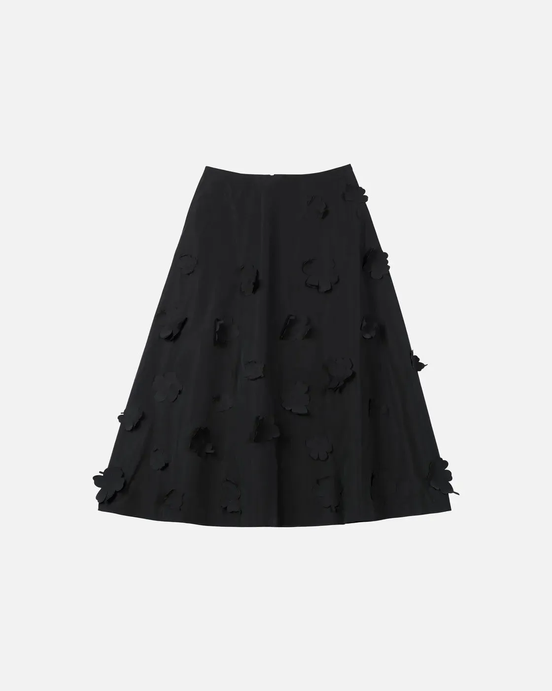 Kumarrus Unikko Tafetta Skirt | Black