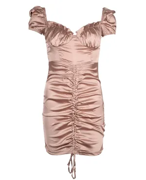 Ladies Ruched Mini Dress