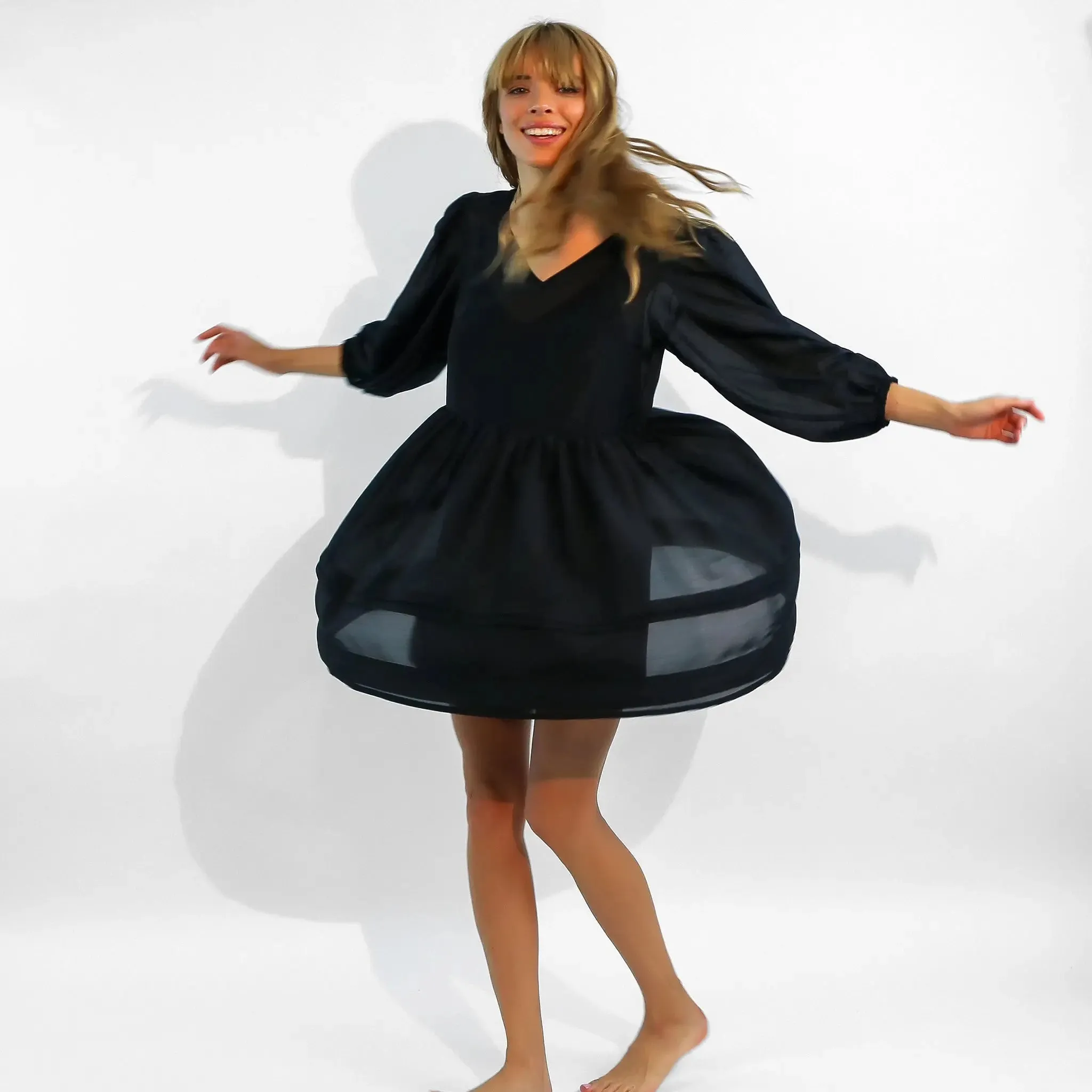 Lightness of Being Mini Dress Black