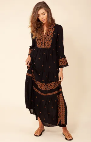 Marja Embroidered Maxi Dress