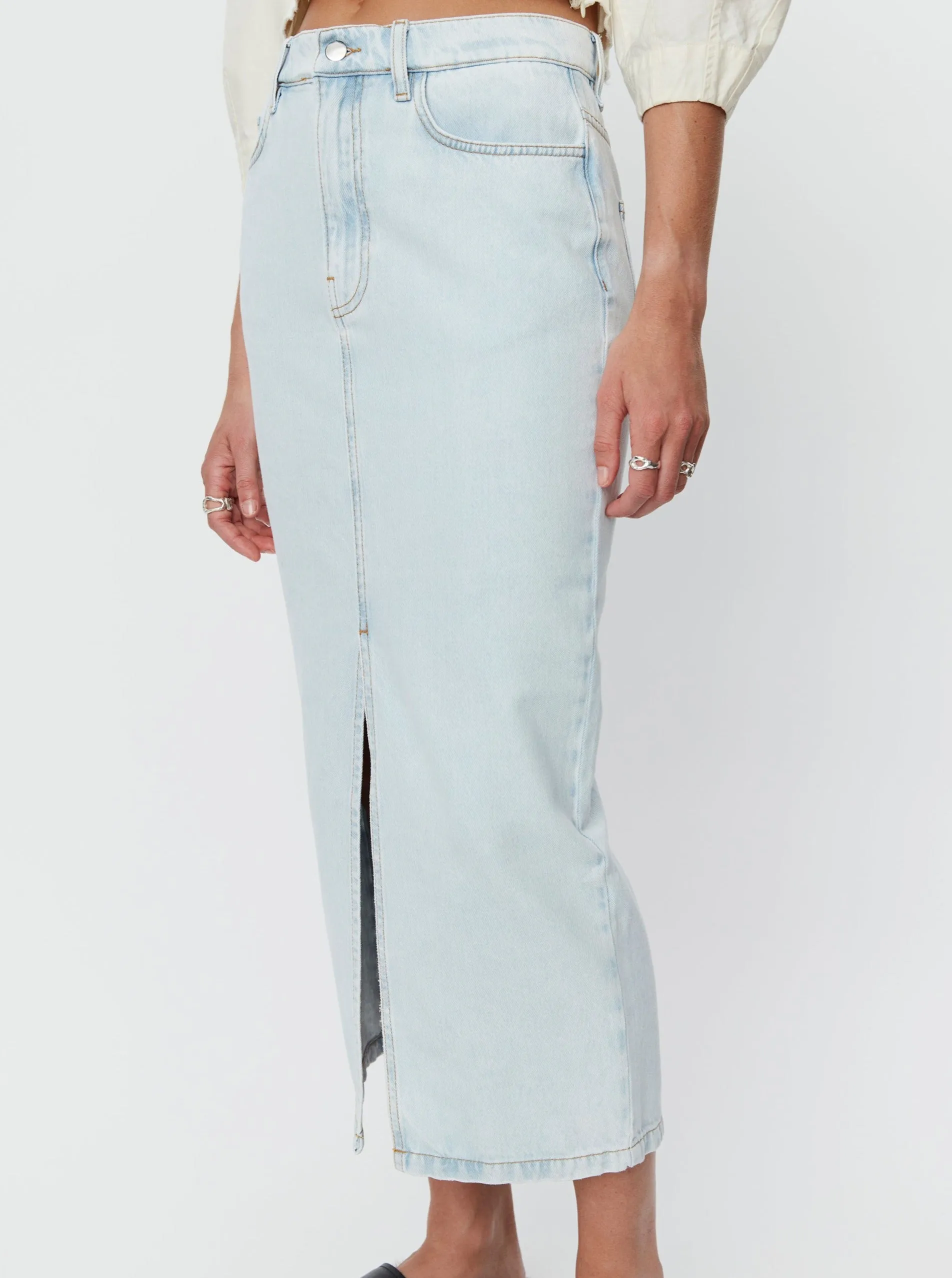 NIKI SOFT BLEACHED DENIM | BLEACHED WHITE