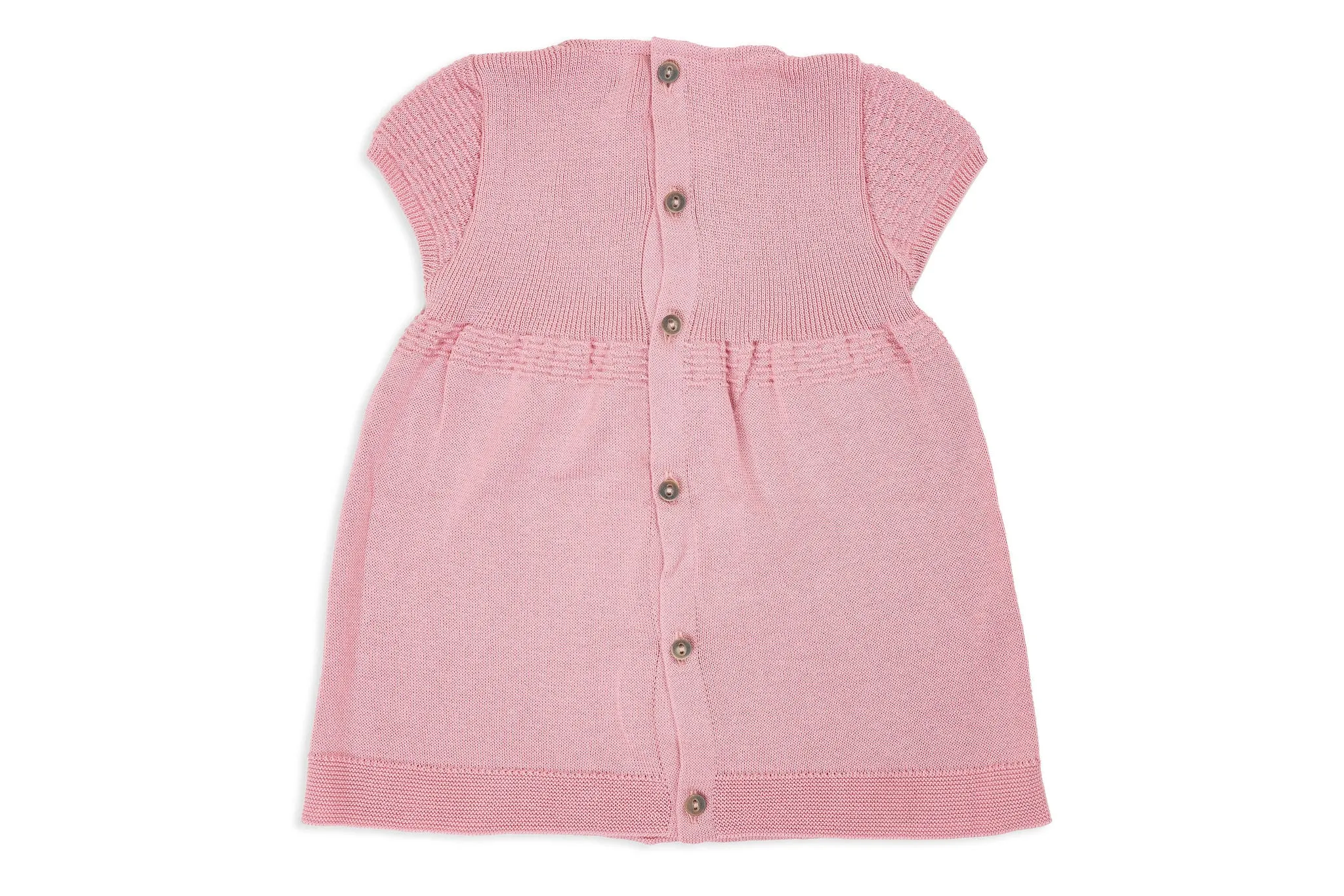 Old Rose Short Sleeve Knit Dress