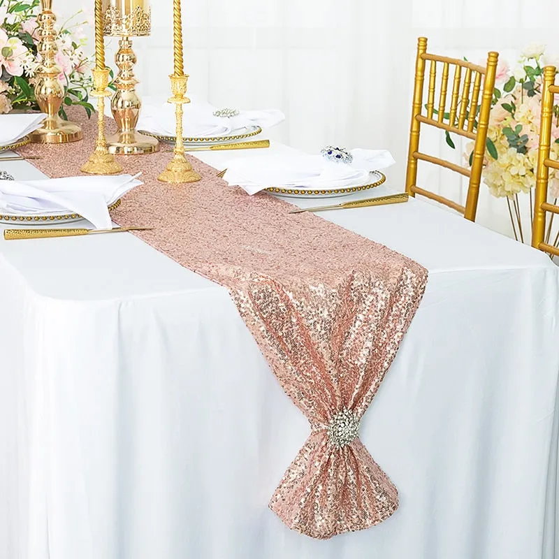 Sequin Table Runners for Wedding - Birthday - Party Table Decorations