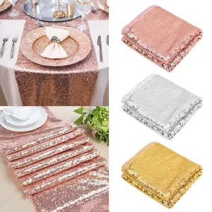 Sequin Table Runners for Wedding - Birthday - Party Table Decorations