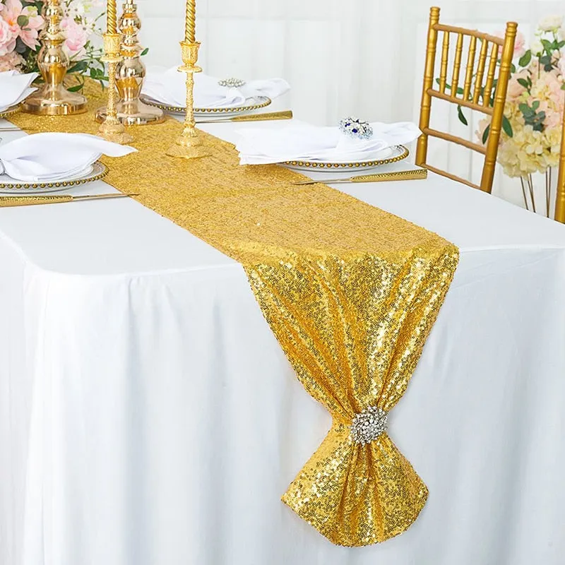 Sequin Table Runners for Wedding - Birthday - Party Table Decorations