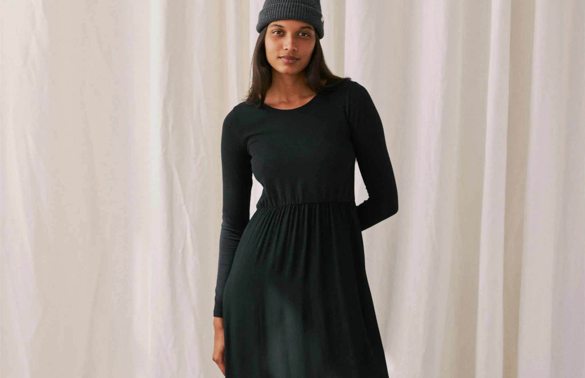 Tanjung A-Line Dress Black