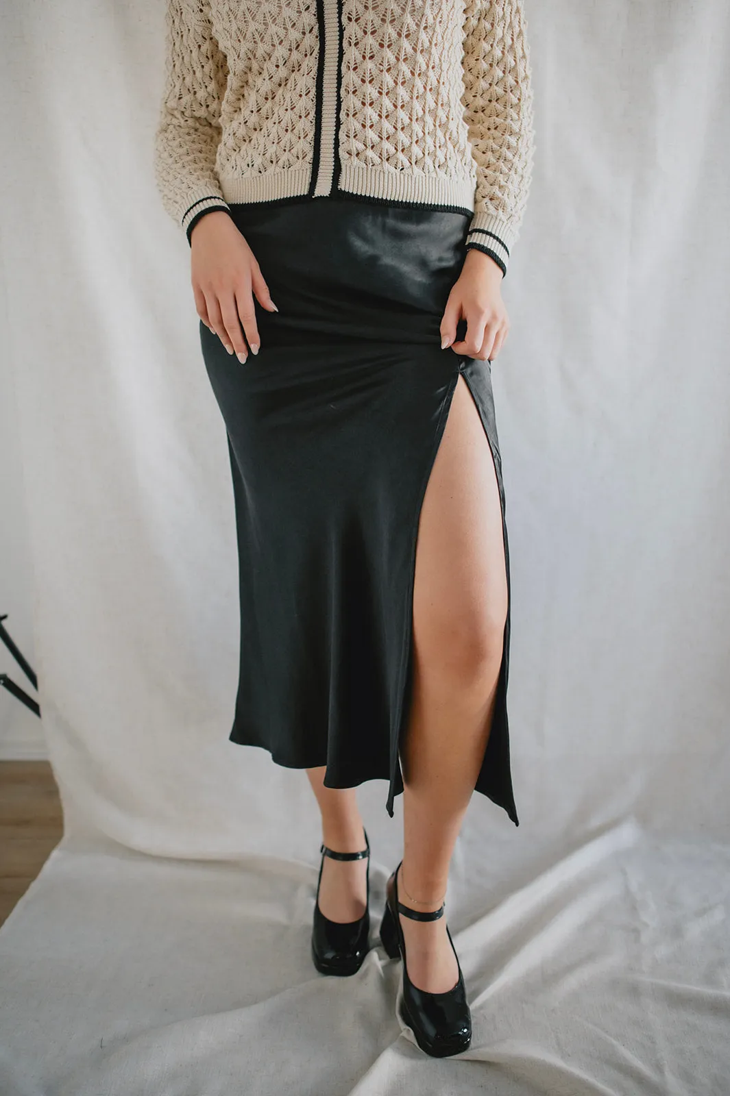 The Shayne Skirt by Heartloom - Black