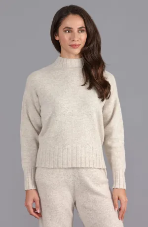 Womens Lambswool Grown On Neck Jumper