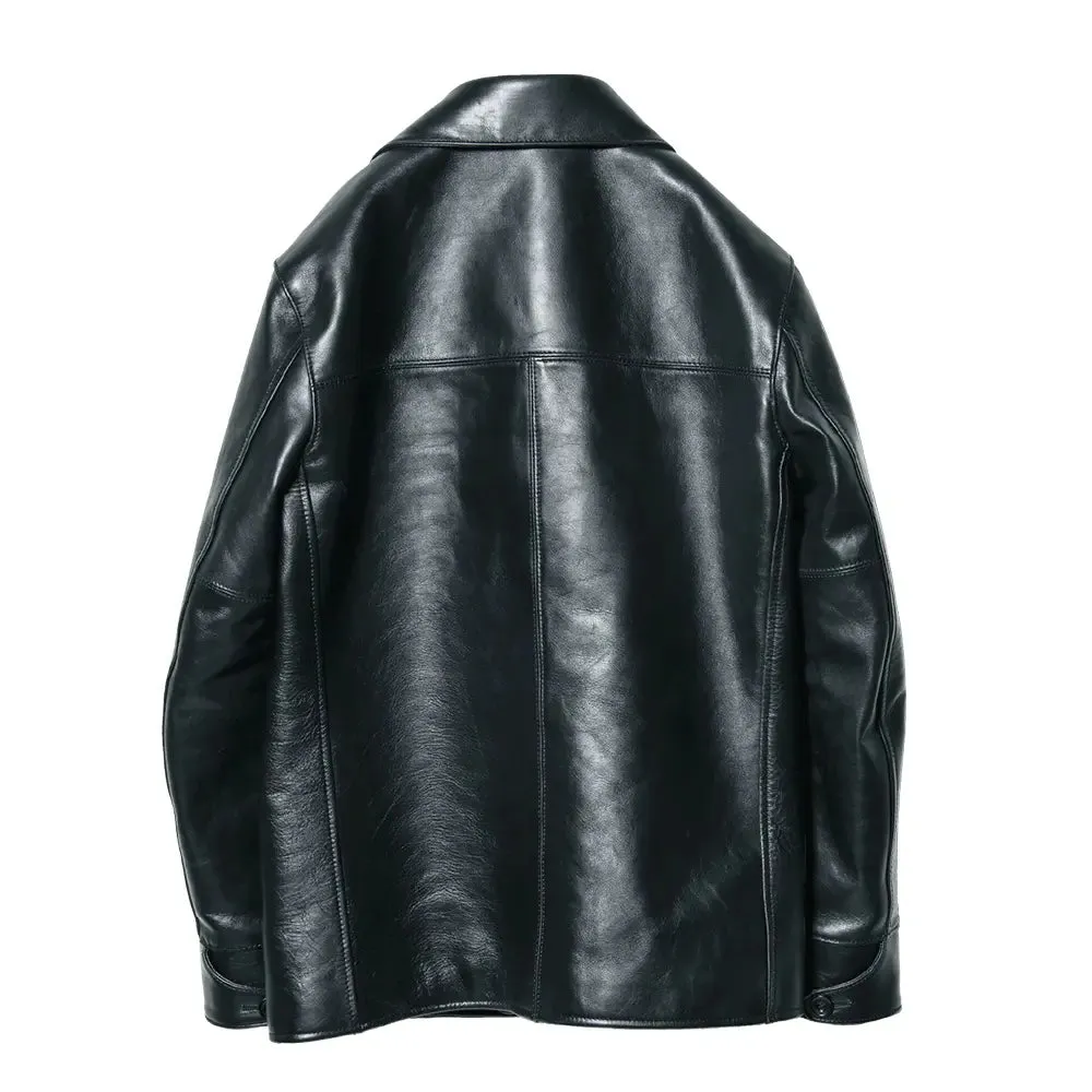 Y2 Leather SHC-76 SUMI DYED HORSE 30'S CAR COAT